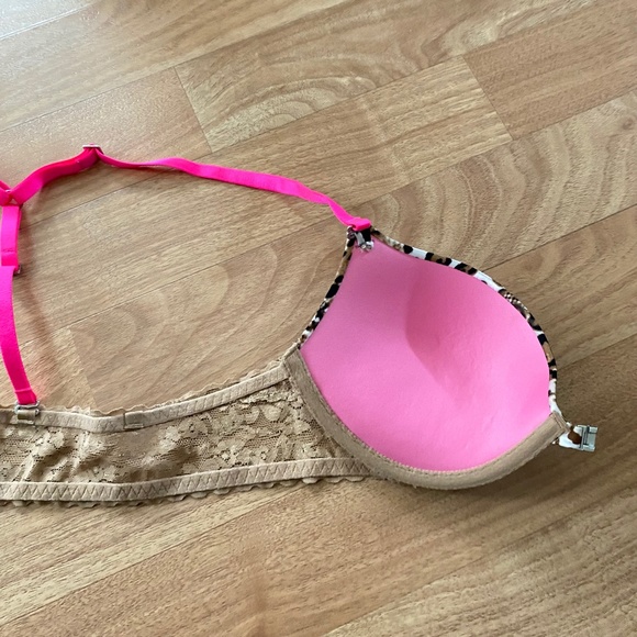 PINK Victoria's Secret Cheetah Print Lace Bra - Picture 6 of 7